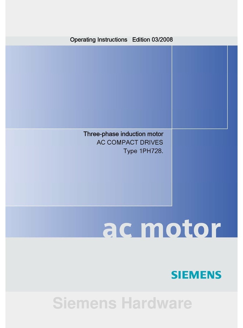 Siemens 1PH728 User manual Siemens 1PH728 User manual
