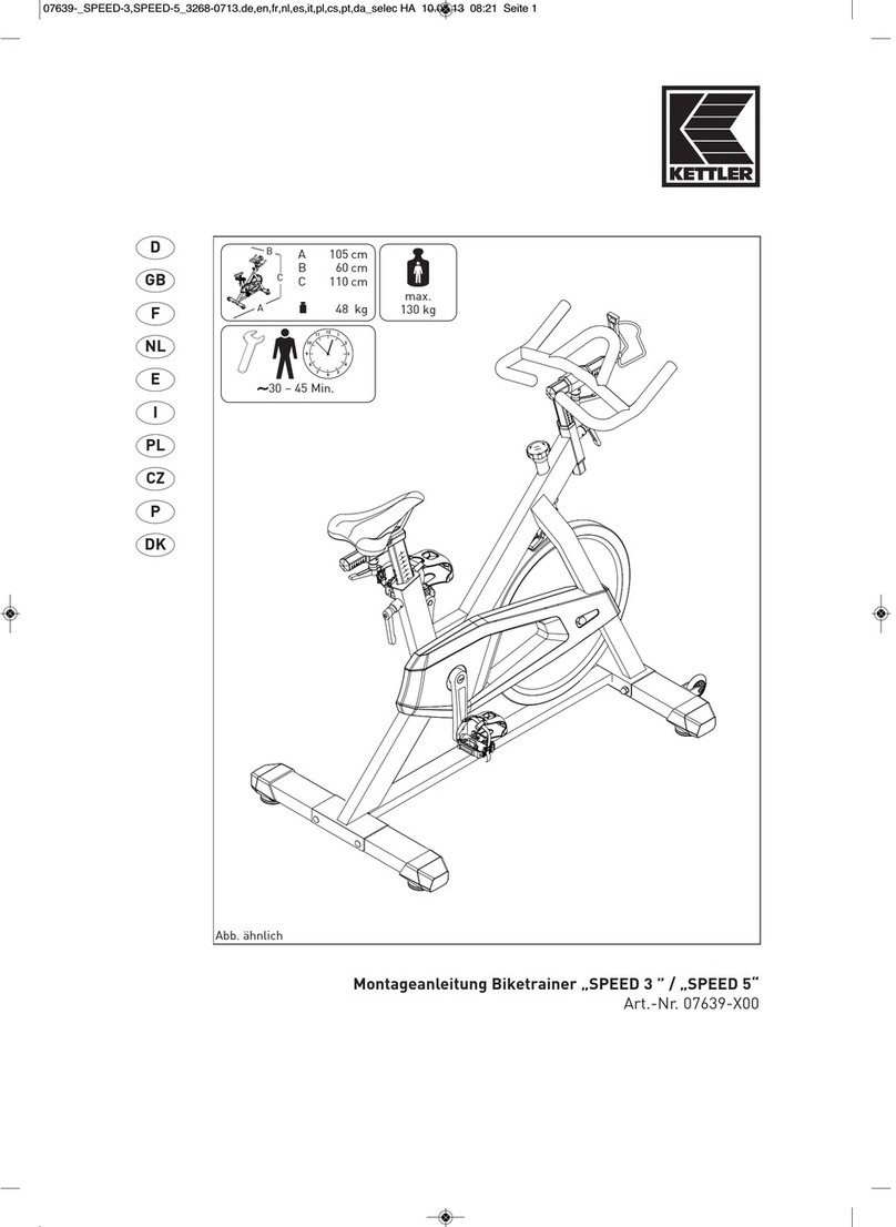 Kettler Speed 3 Instructions for installation, use and maintenance