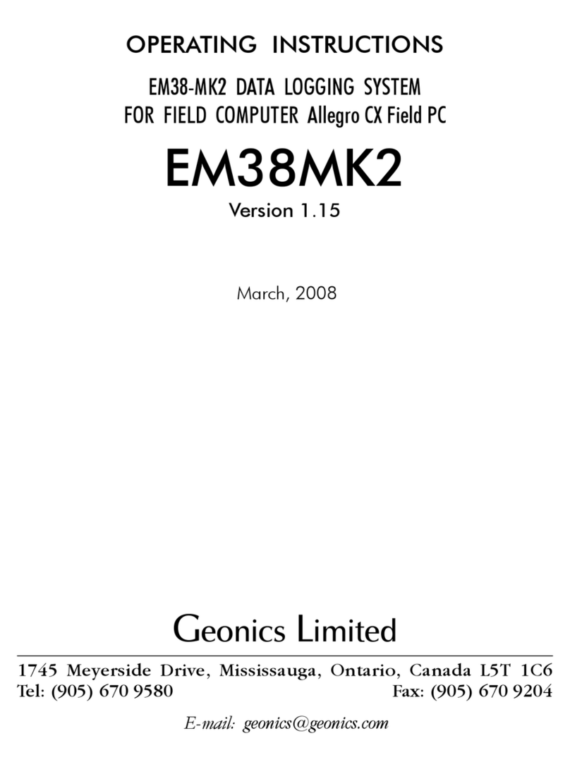 Geonics Limited EM38-MK2 operating instructions