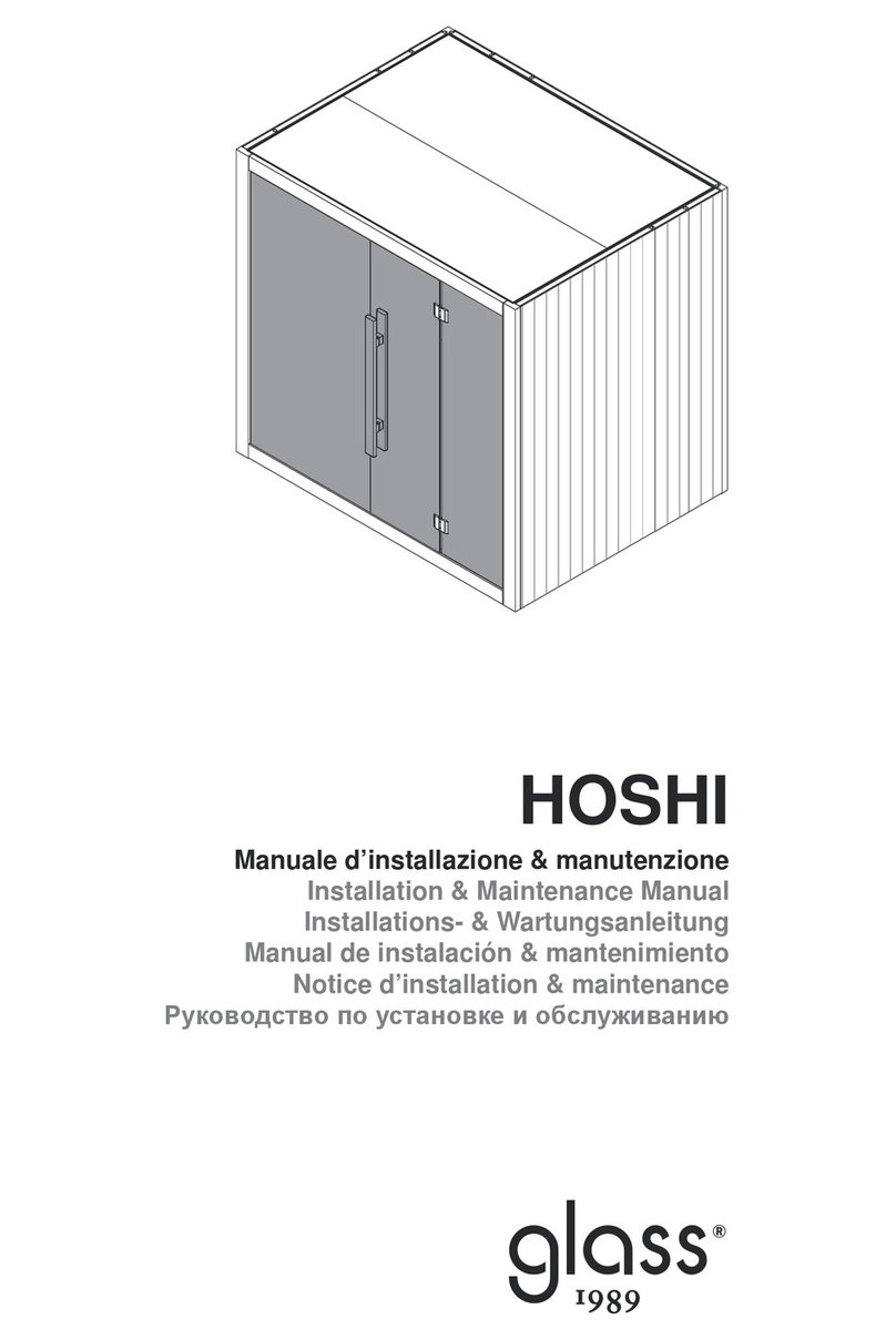 Glass Hoshi Installation & maintenance manual