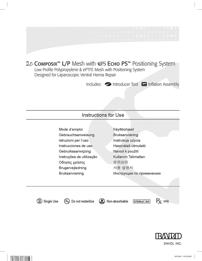 Bard Composix L/P Instructions for use Bard Composix L/P Instructions for use