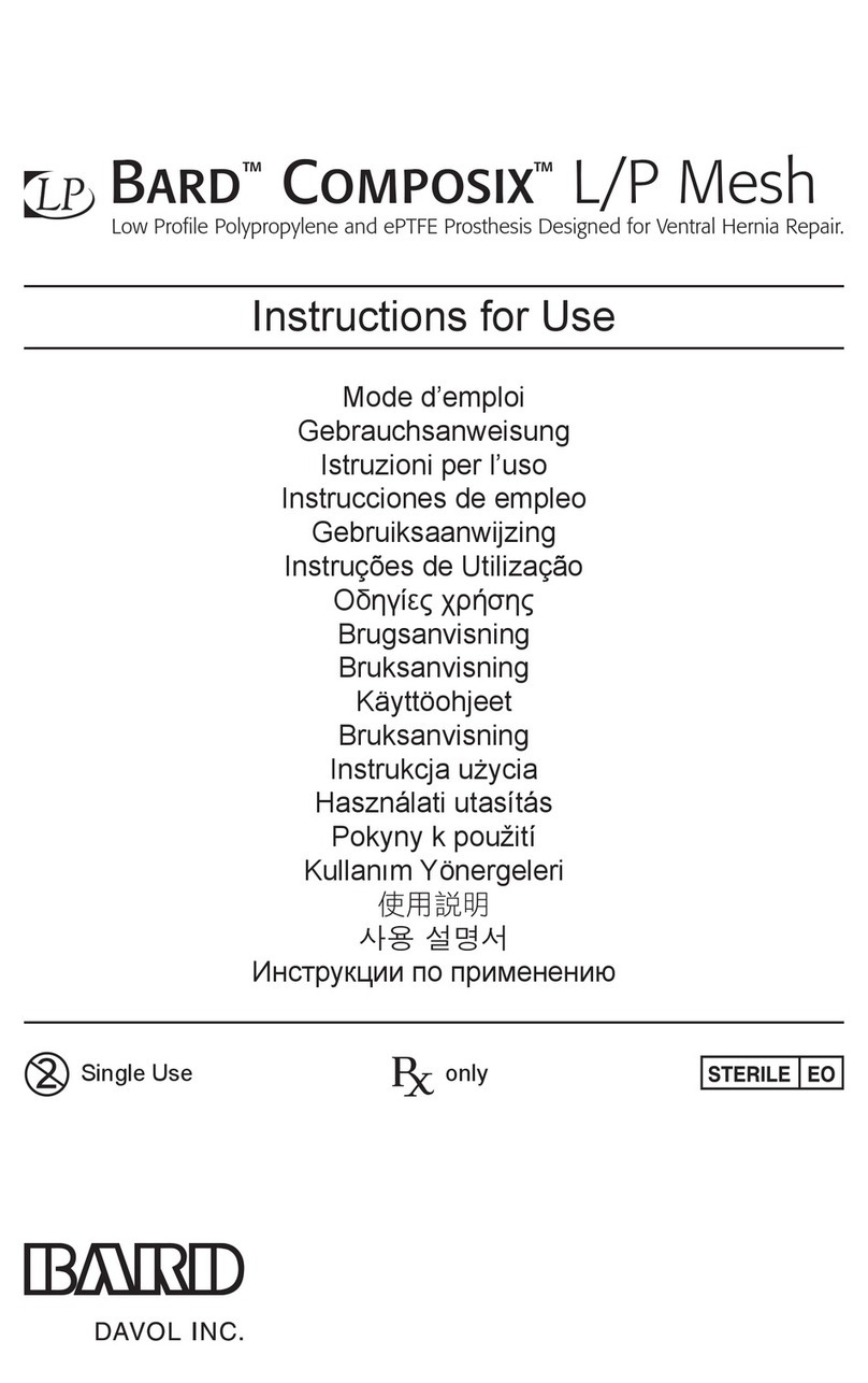 Bard Composix L/P Instructions for use