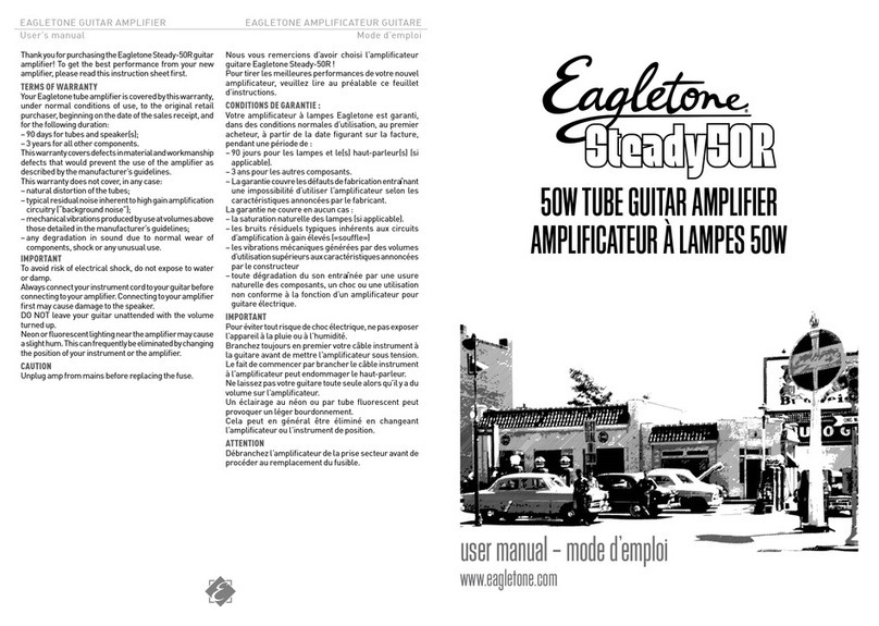 Eagletone Steday-50R user manual Eagletone Steday-50R user manual