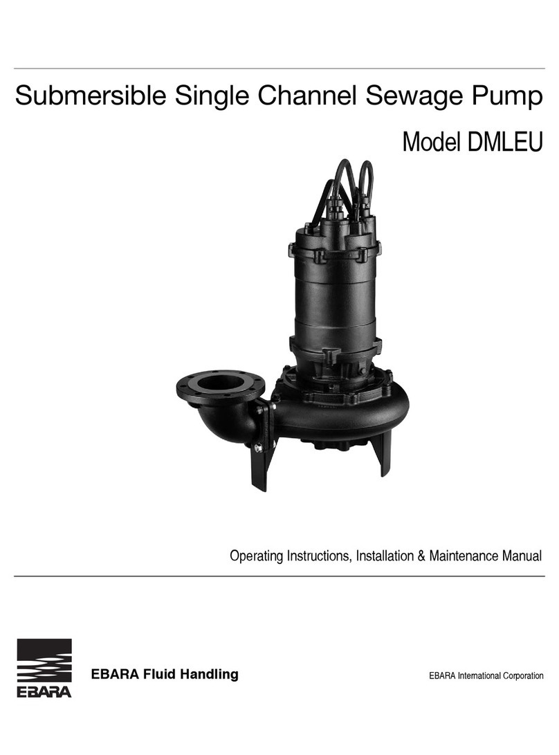 EBARA DMLEU Operating and maintenance manual