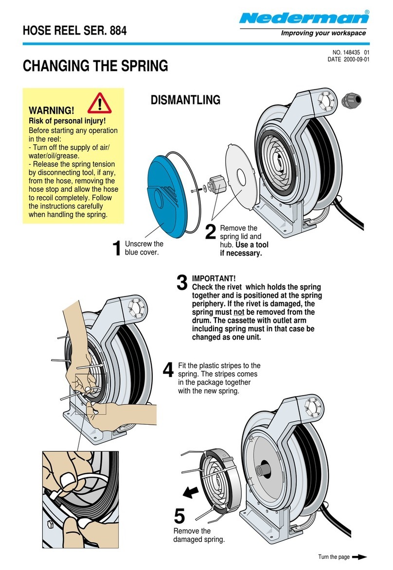 Nederman 884 Assembling instructions