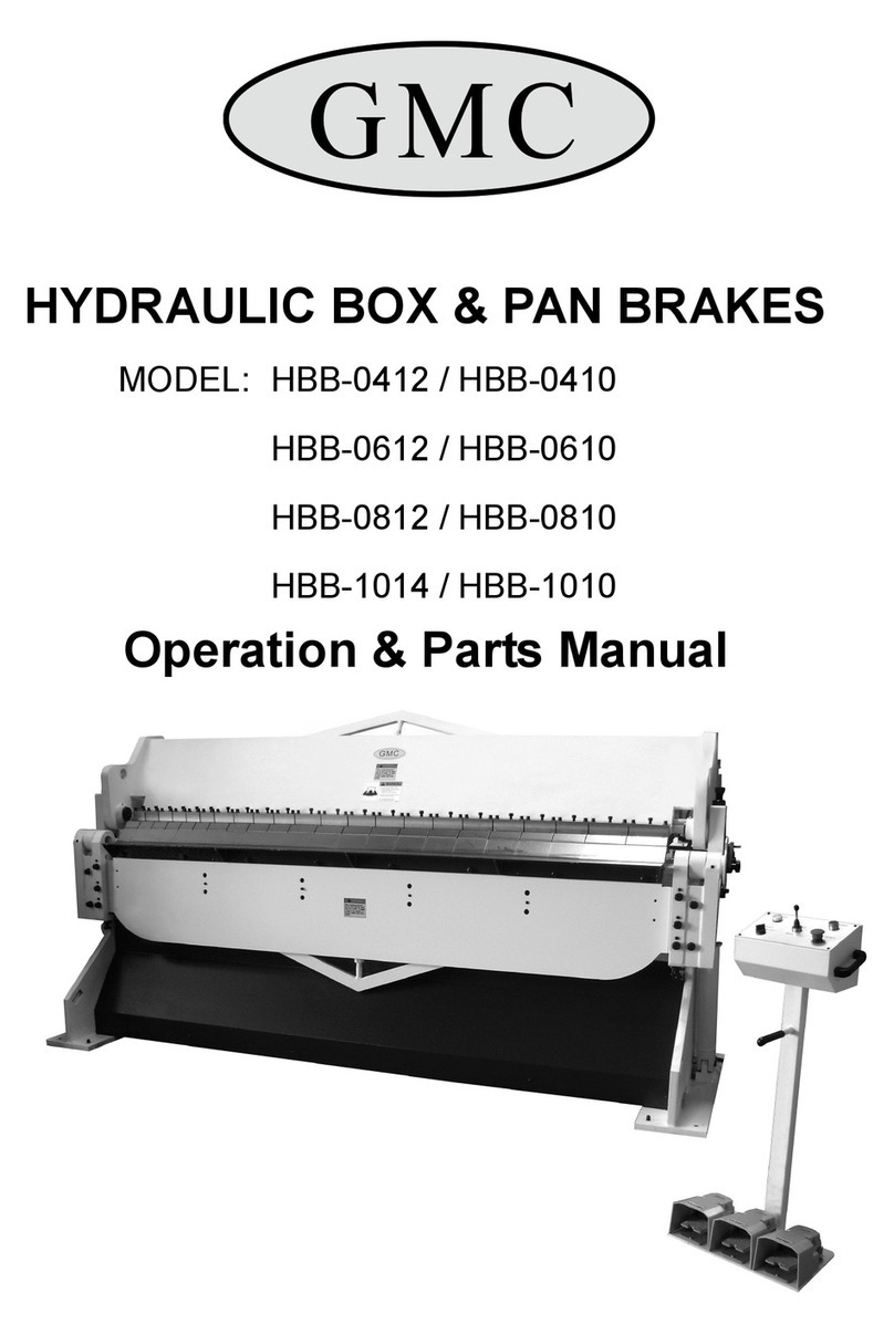 GMC HBB-0412 Operations & parts manual