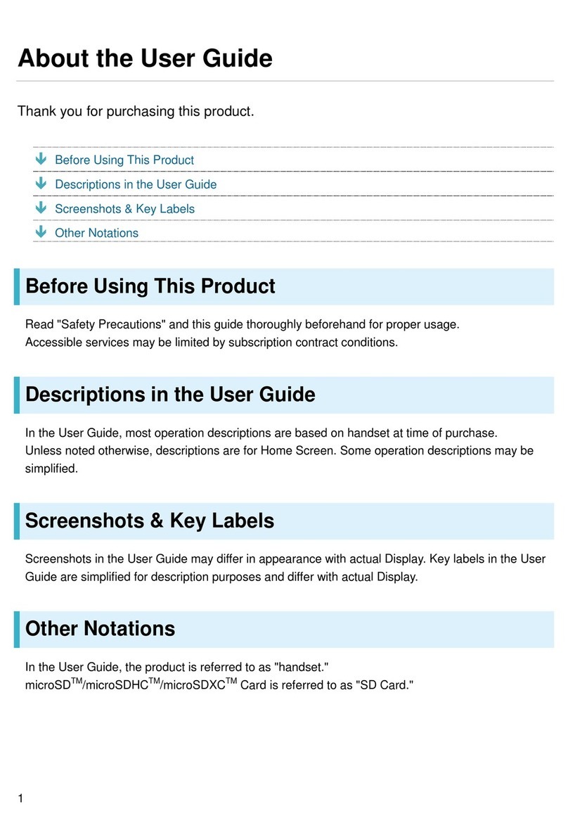 Sony Xperia User manual