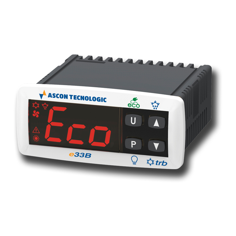 Ascon tecnologic e33B User manual