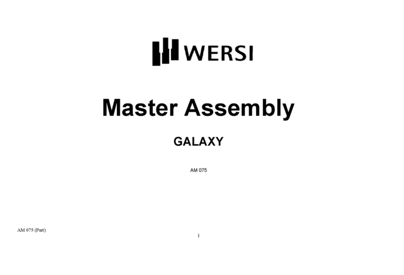 Wersi GALAXY Assembly manual