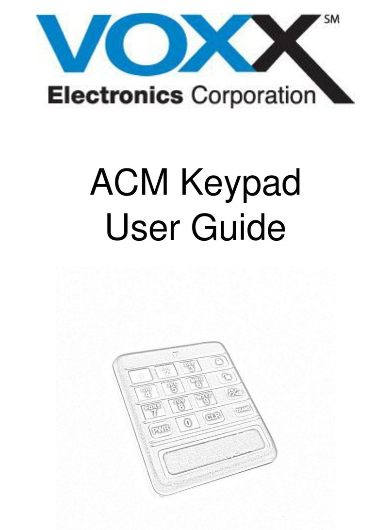 Voxx ACM user guide