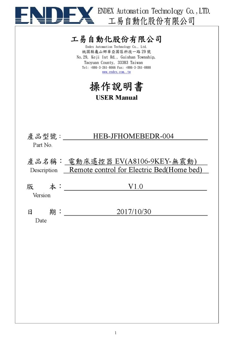 Endex HEB-JFHOMEBEDR-004 user manual
