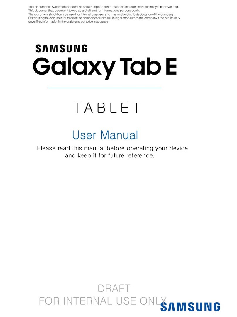 Samsung GALAXY TAB user manual