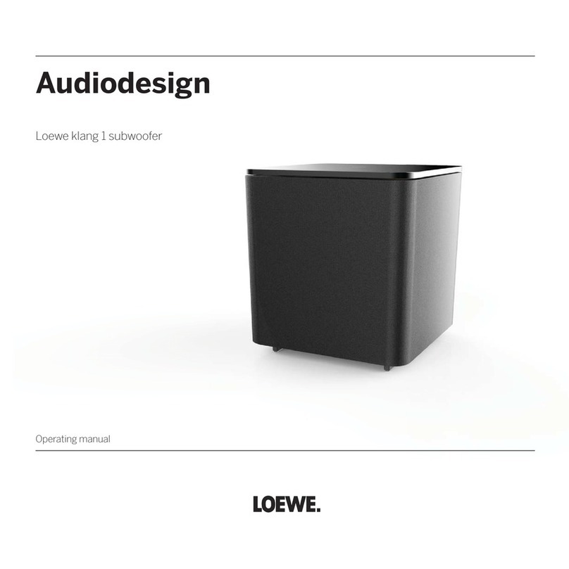 Loewe klang 1 operating manual