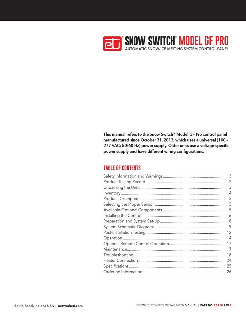 Snow Switch GF PRO installation manual Snow Switch GF PRO installation manual