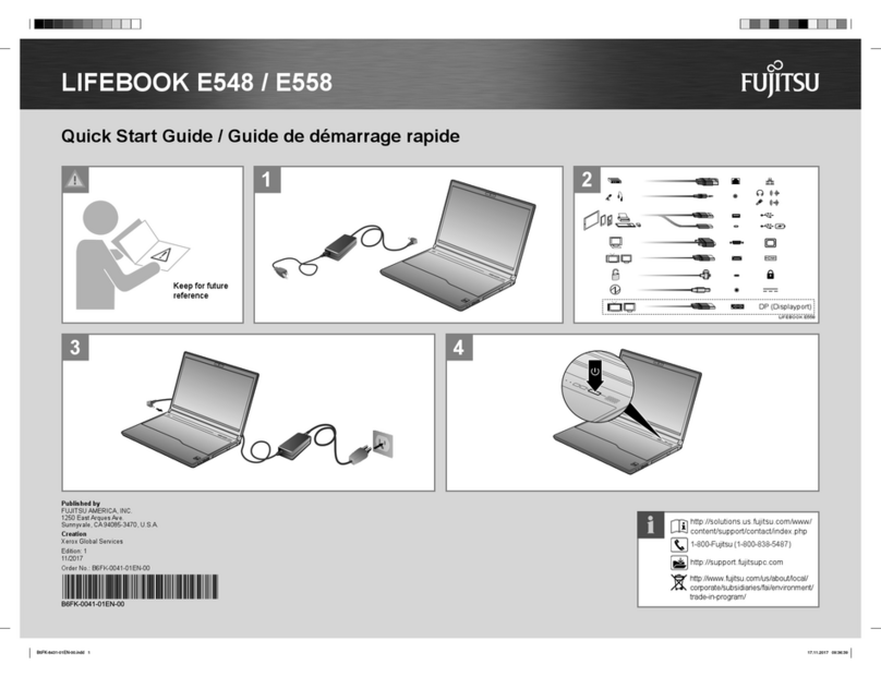 Fujitsu LIFEBOOK E548 User manual