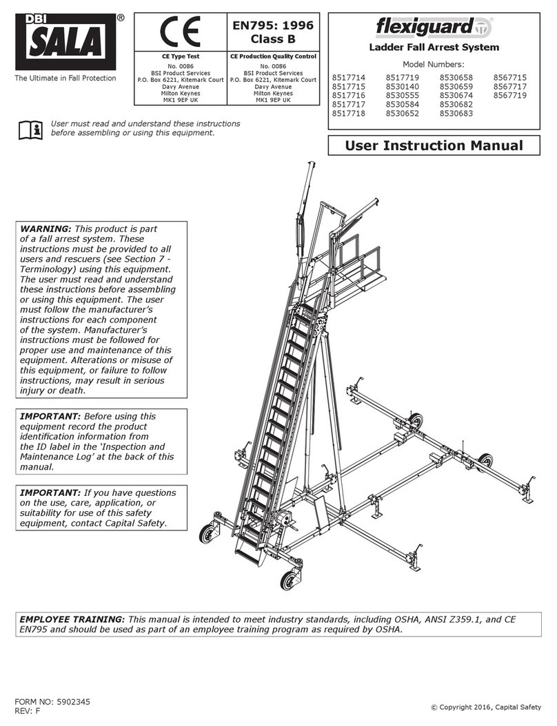 DBI SALA FlexiGuard 8517714 User instruction manual