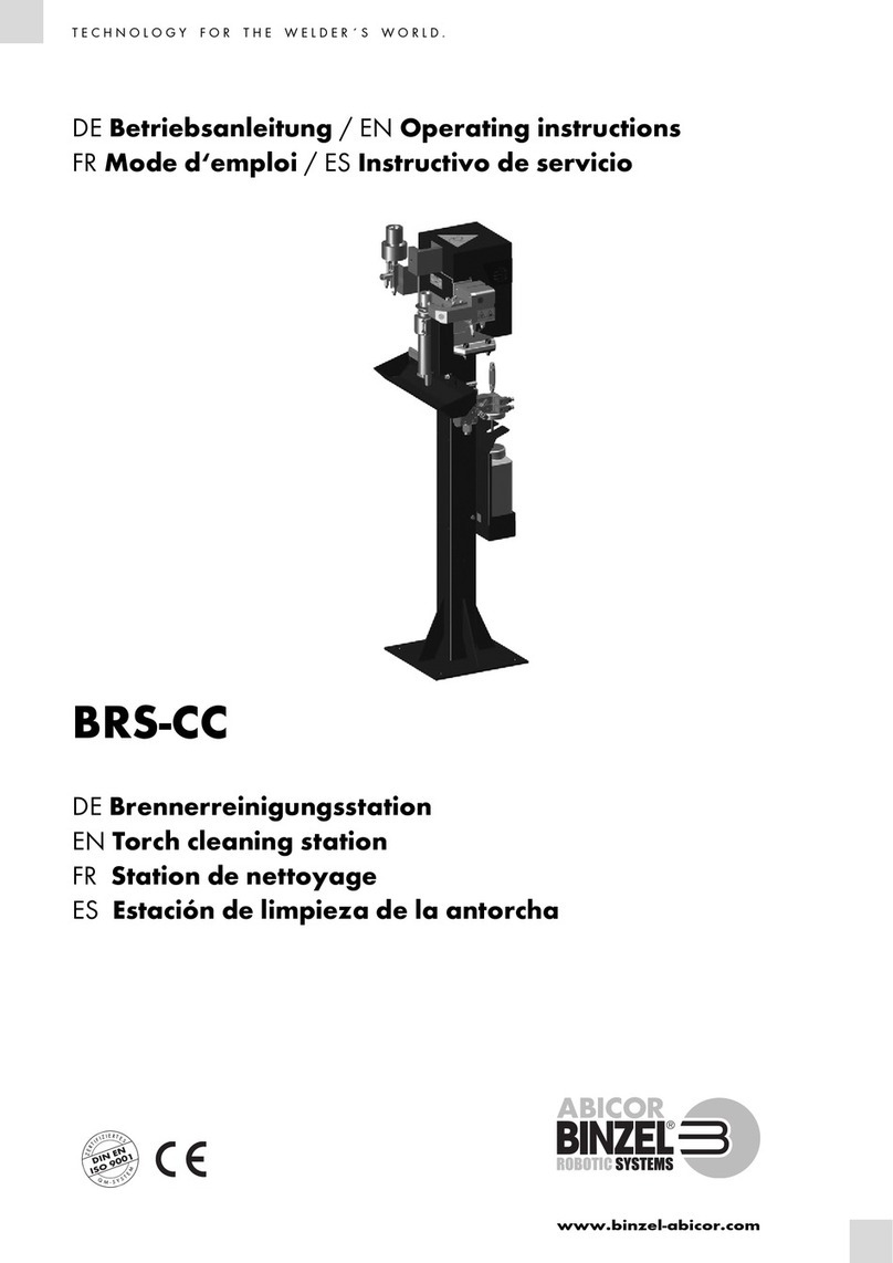BINZEL-ABICOR BRS-CC operating instructions