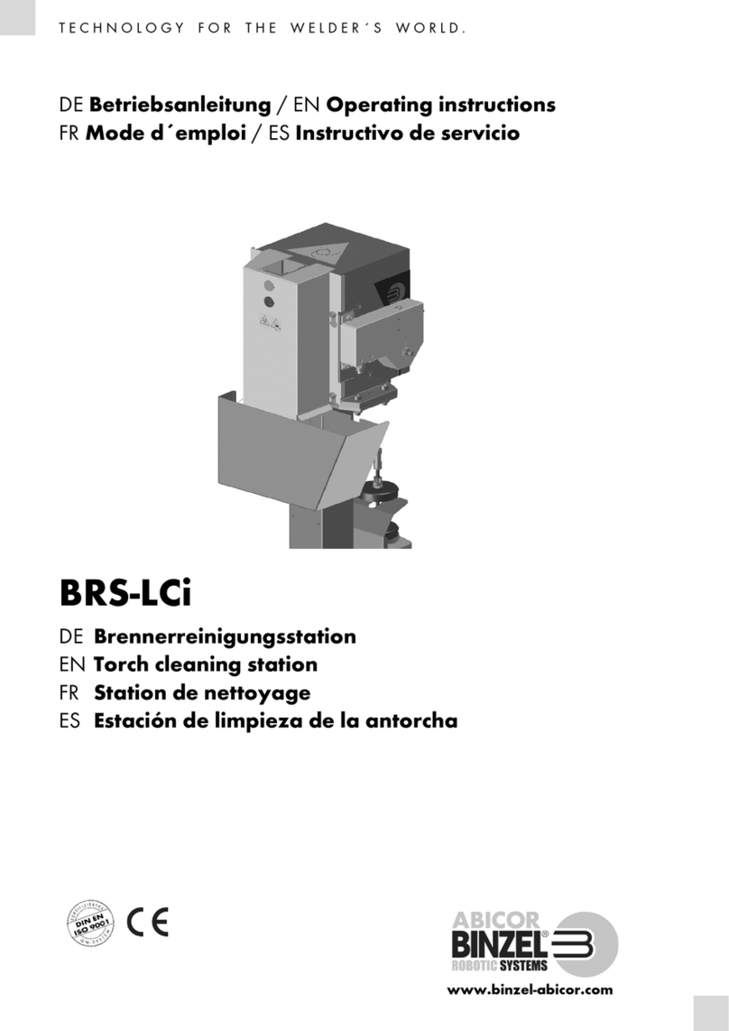 BINZEL-ABICOR BRS-LCi operating instructions