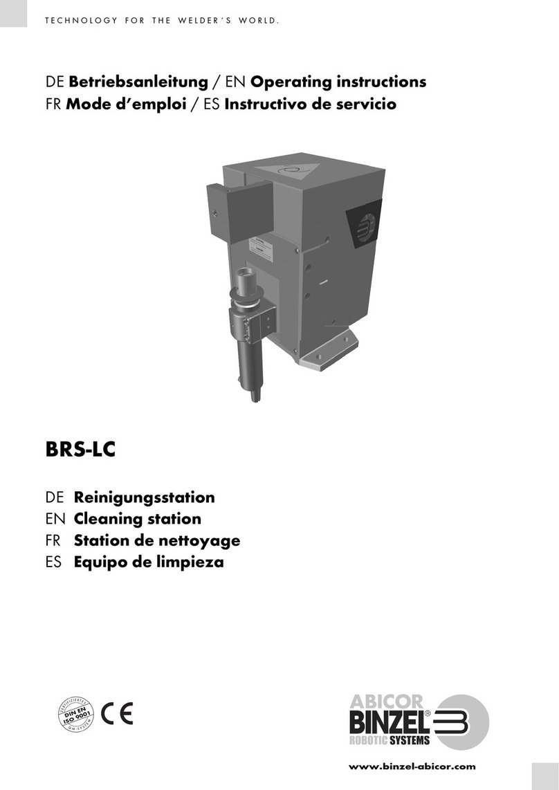 BINZEL-ABICOR BRS-LC operating instructions
