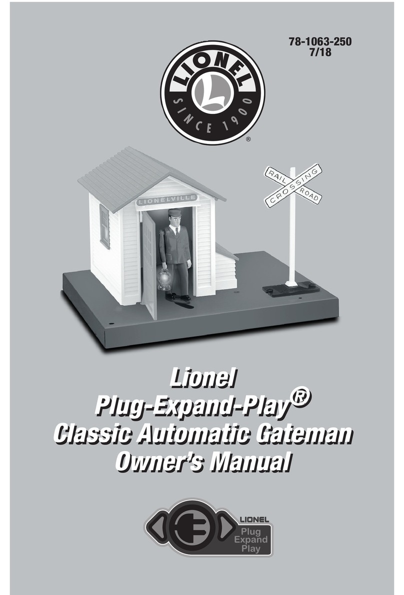 Lionel Plug-Expand-Play Classic Automatic Gateman owner's manual