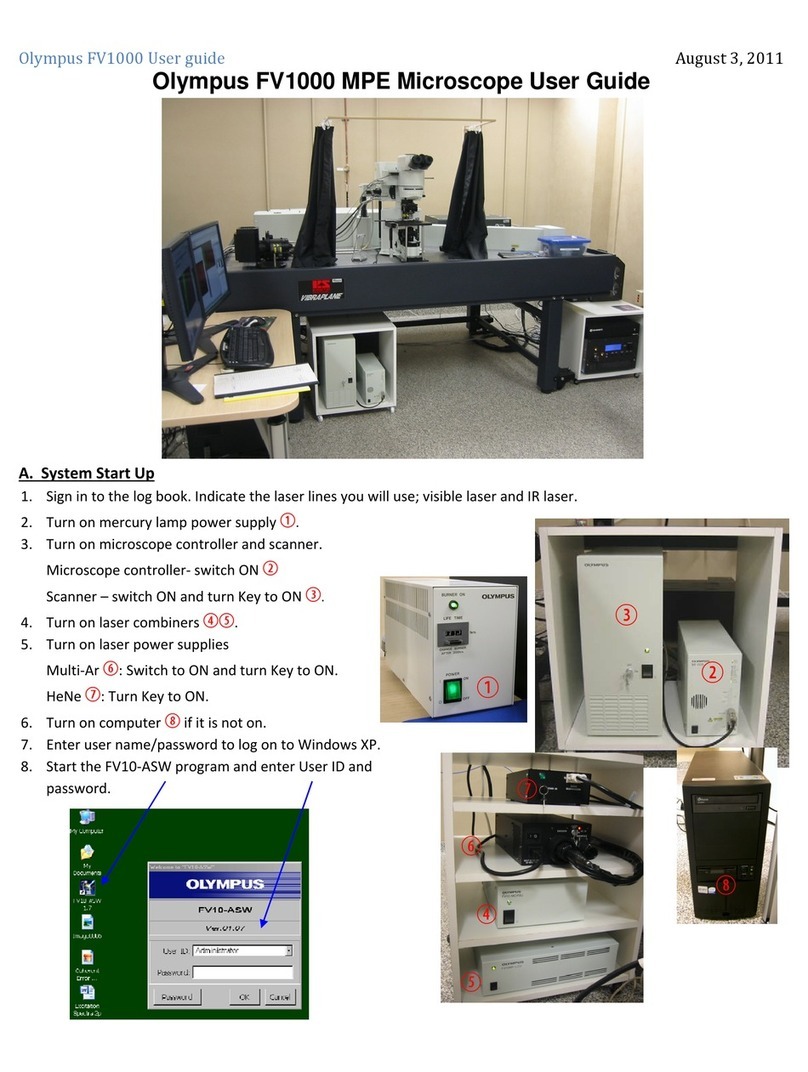 Olympus Fluoview FV1000 user guide