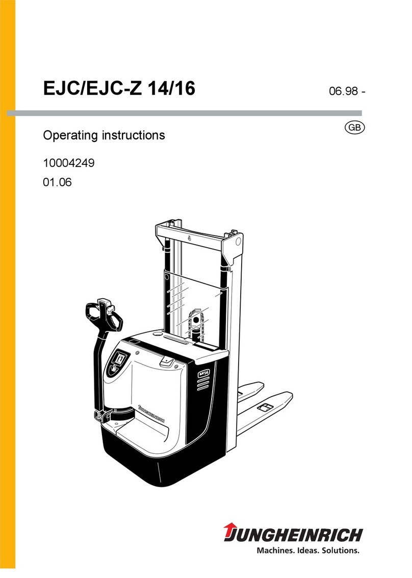 Jungheinrich EJC 14 operating instructions