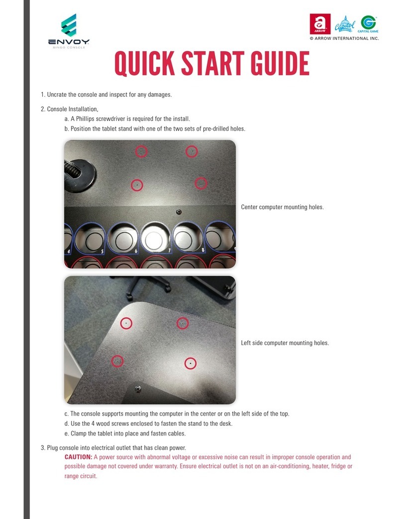 Arrow Envoy Operating and maintenance instructions