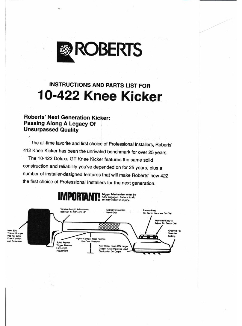 Roberts 10-422 Instructions for use
