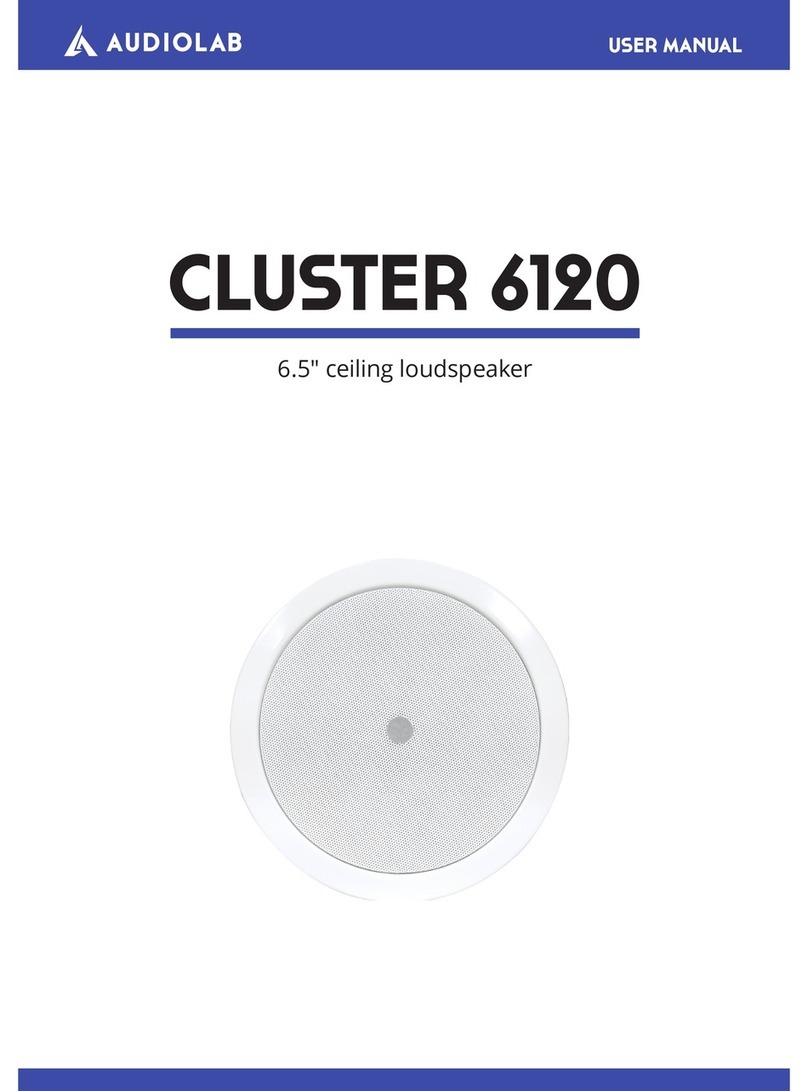 Audiolab CLUSTER 6120 user manual