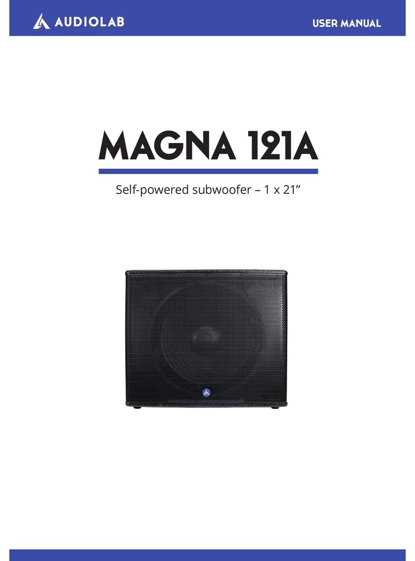Audiolab MAGNA 121A user manual