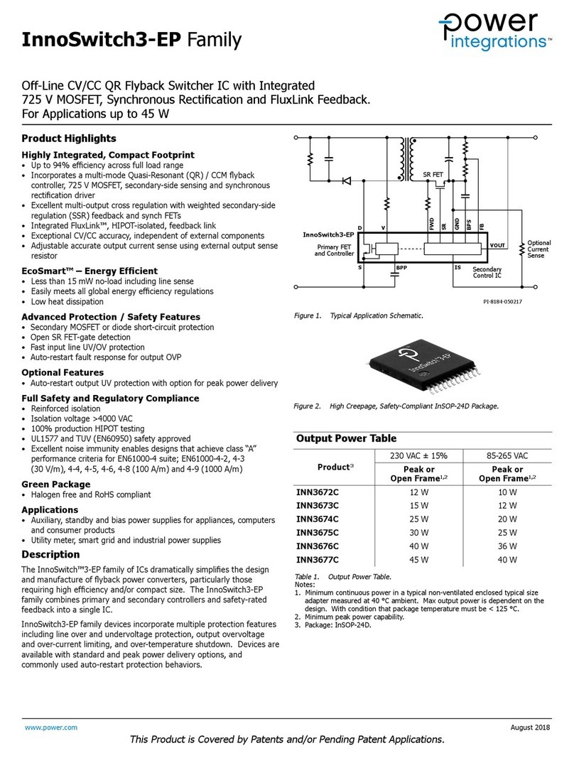 Power integrations InnoSwitch3-EP Series manual
