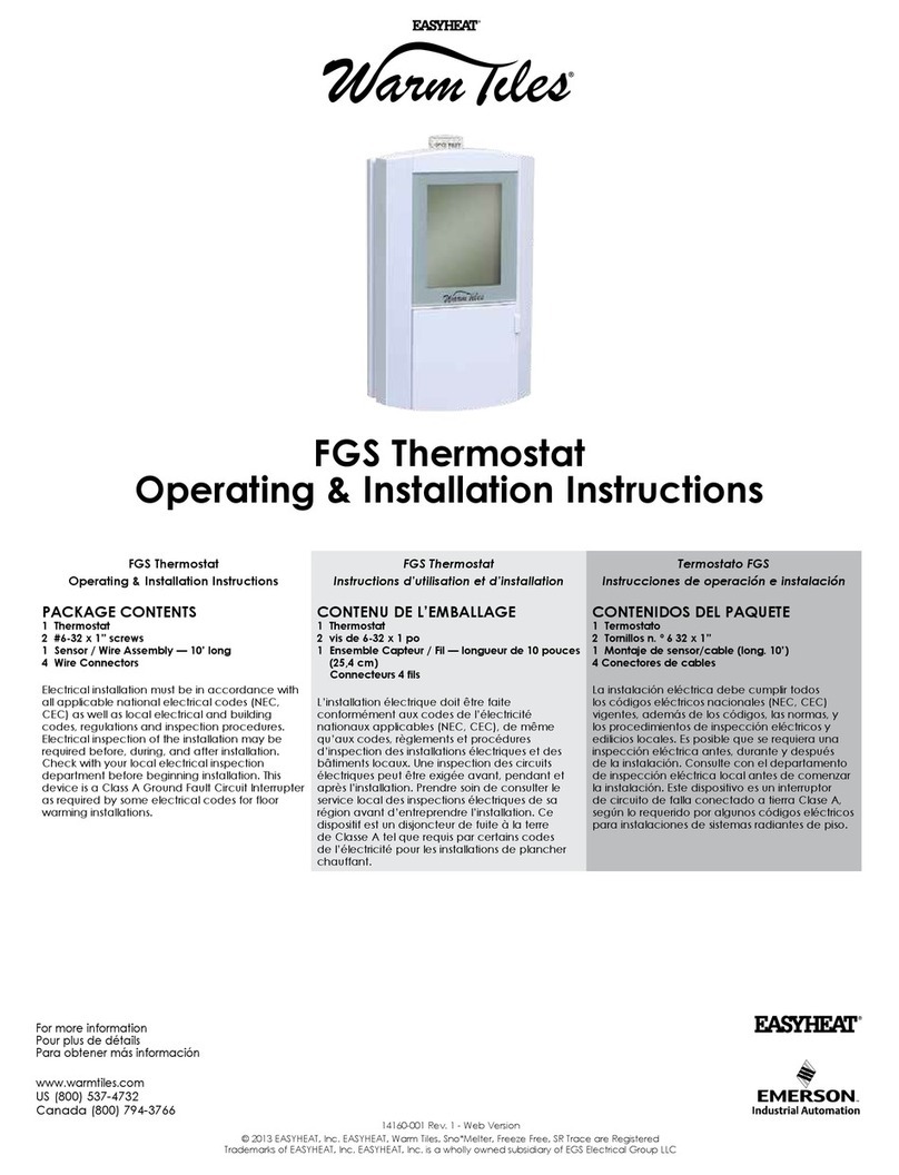 EasyHeat Warm Tiles FGS Product guide