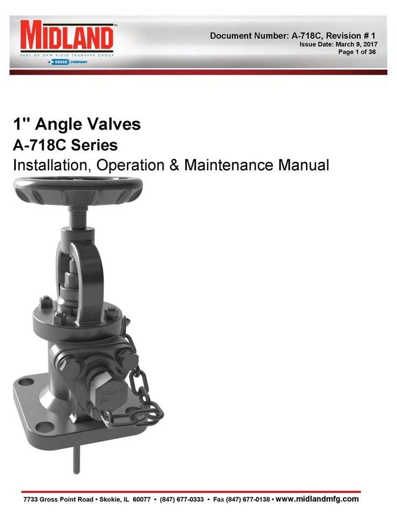 Midland A-718C Series Installation, operation & maintenance manual