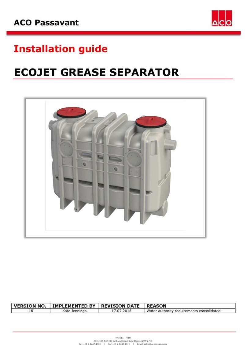 ACO ECOJET User manual
