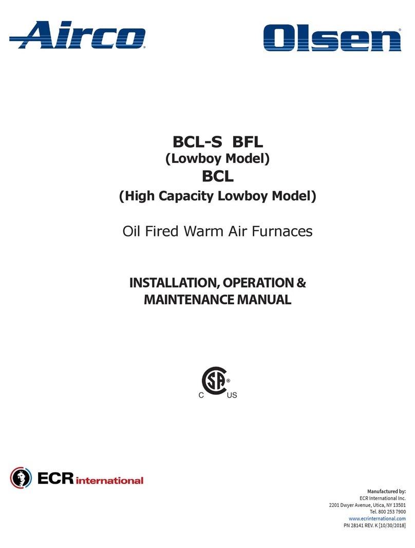 Airco BCL-S Installation, operation & maintenance manual Airco BCL-S Installation, operation & maintenance manual