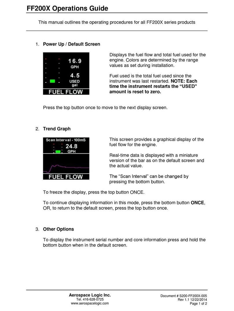 Aerospace Logic FF200X Series Operation guide