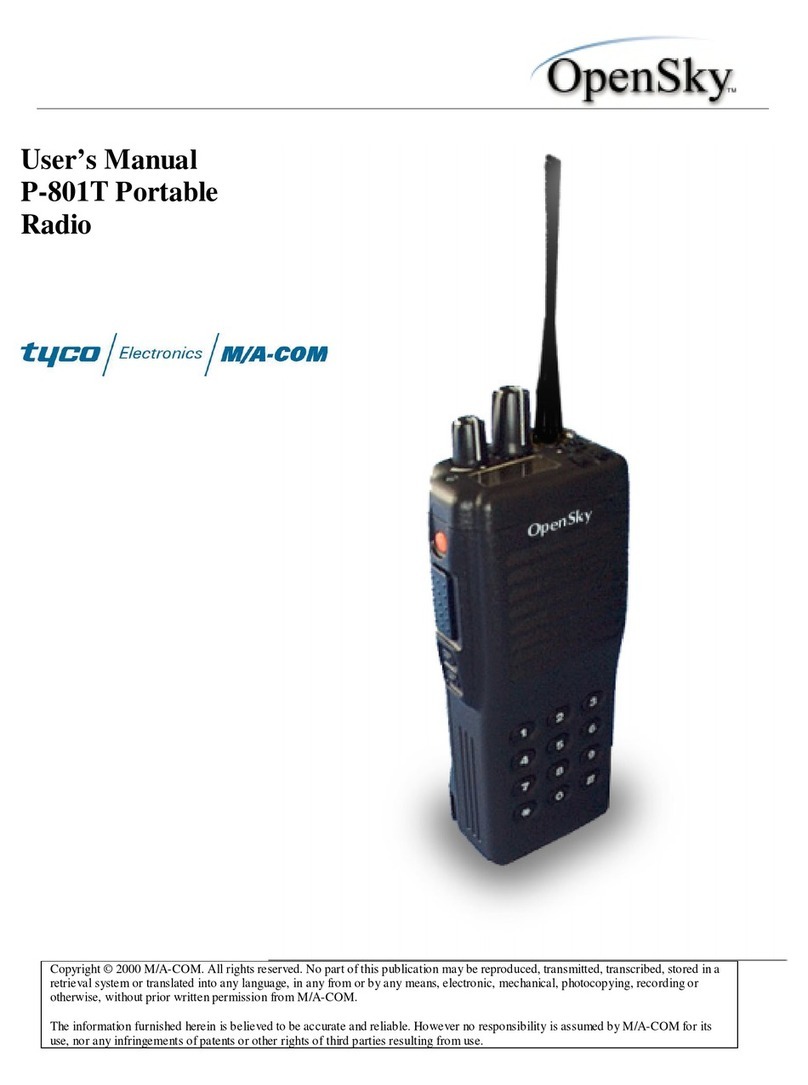 Open Sky P-801T User manual