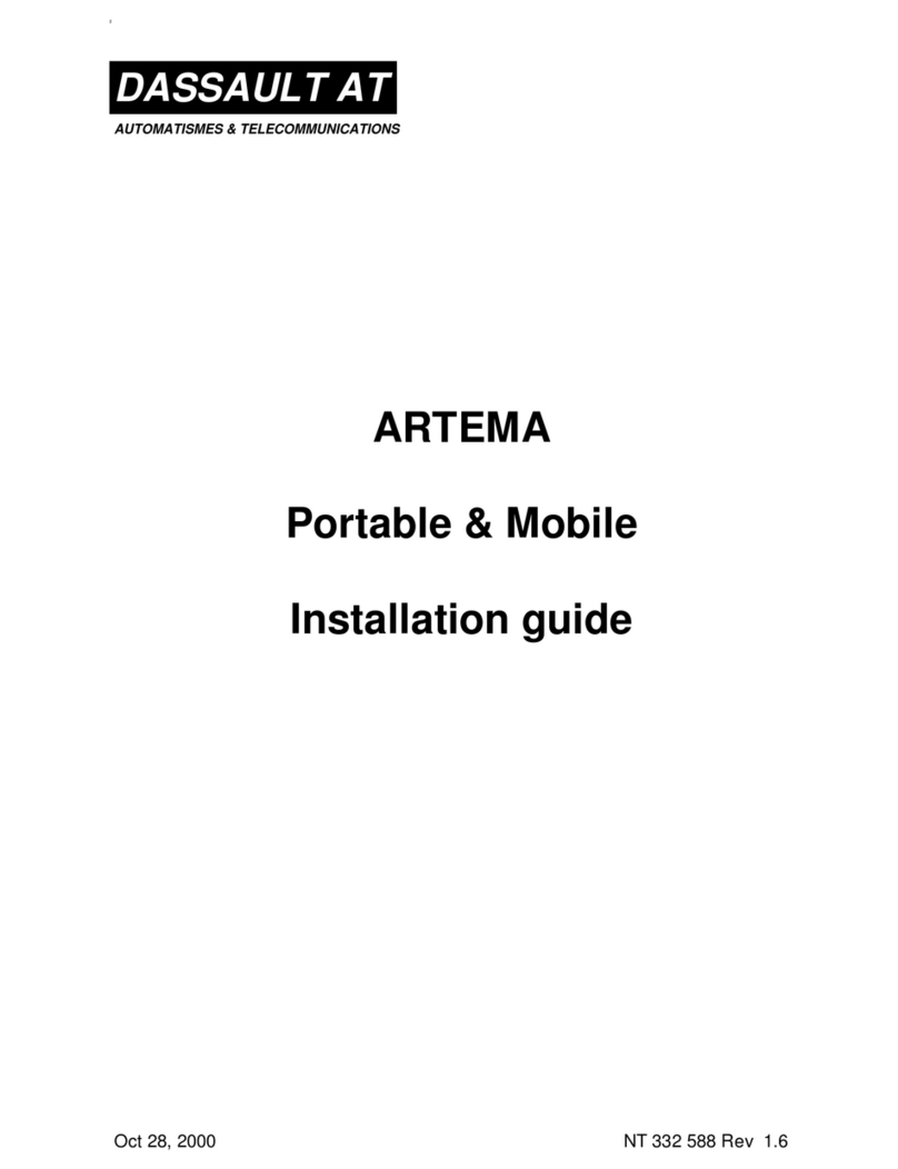 Dassault AT ARTEMA Installation guides