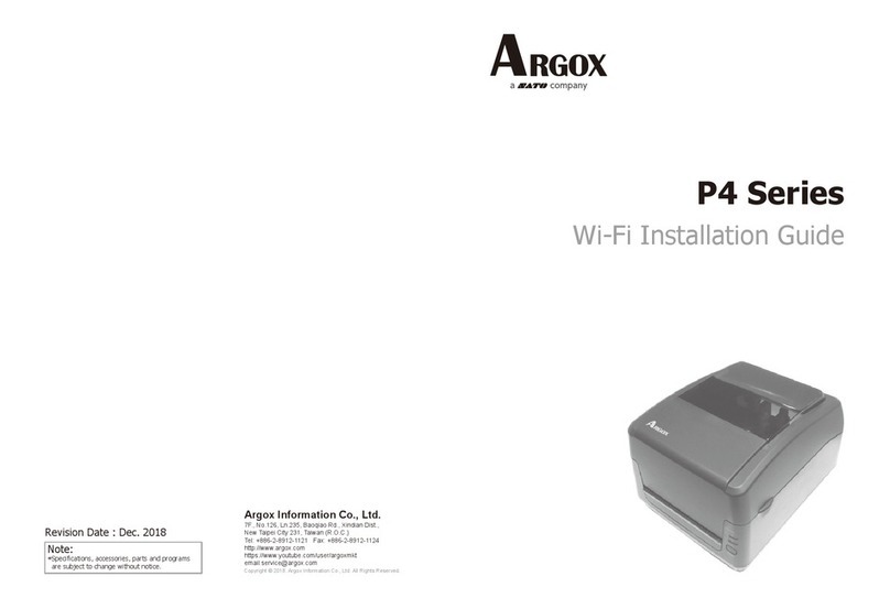 Argox P4 Series User manual