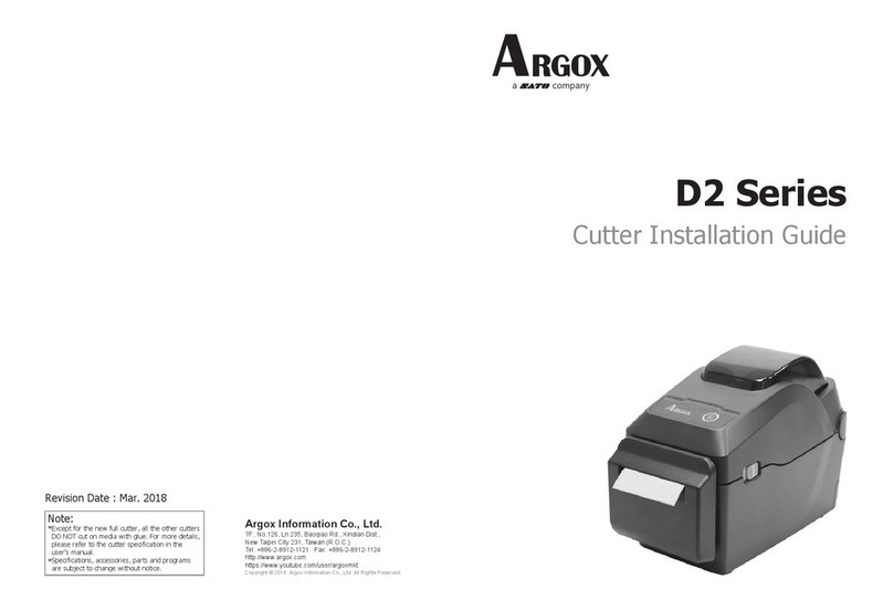 Argox D2 Series User manual