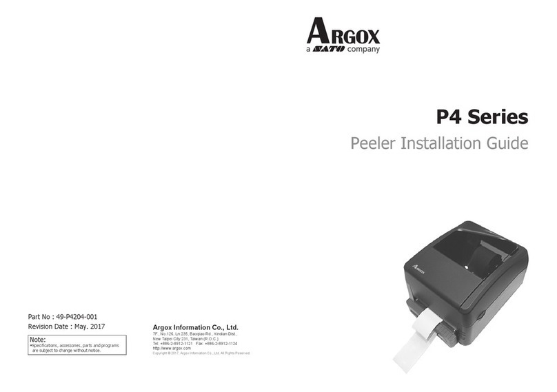 Argox P4 Series User manual