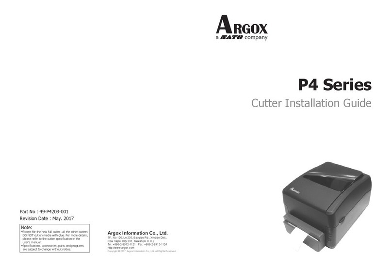 Argox P4 Series User manual