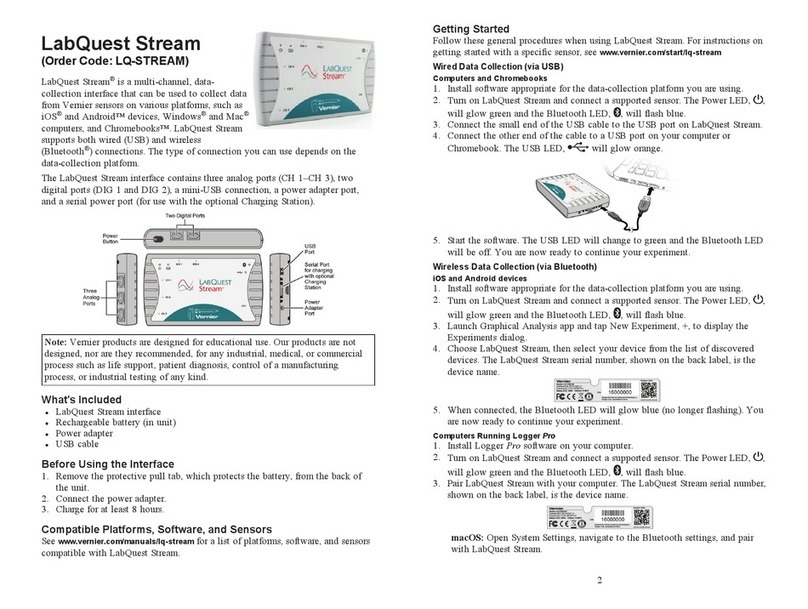 Vernier LabQuest Stream manual