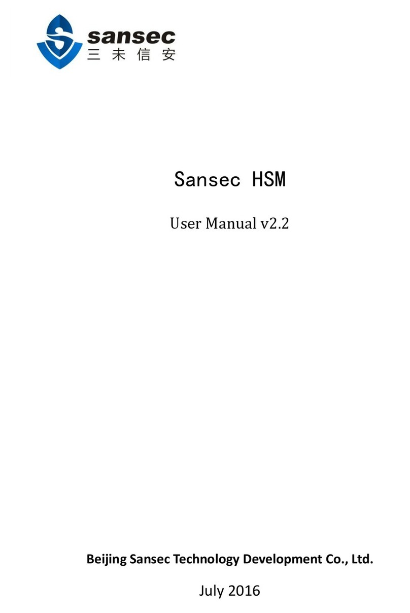 Sansec HSM user manual