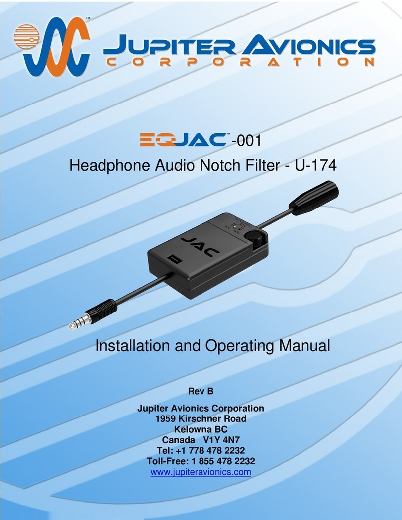Jupiter Avionics eqJAC-001 User manual