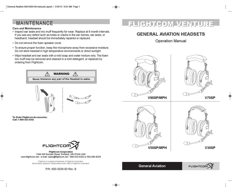 Flightcom VENTURE V90SP Operation manual