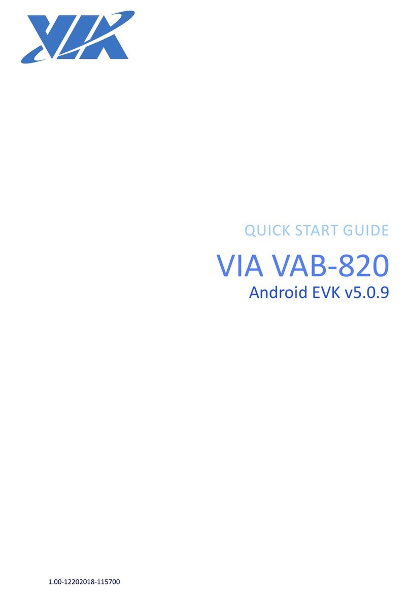 VIA Technologies VAB-820 quick start guide