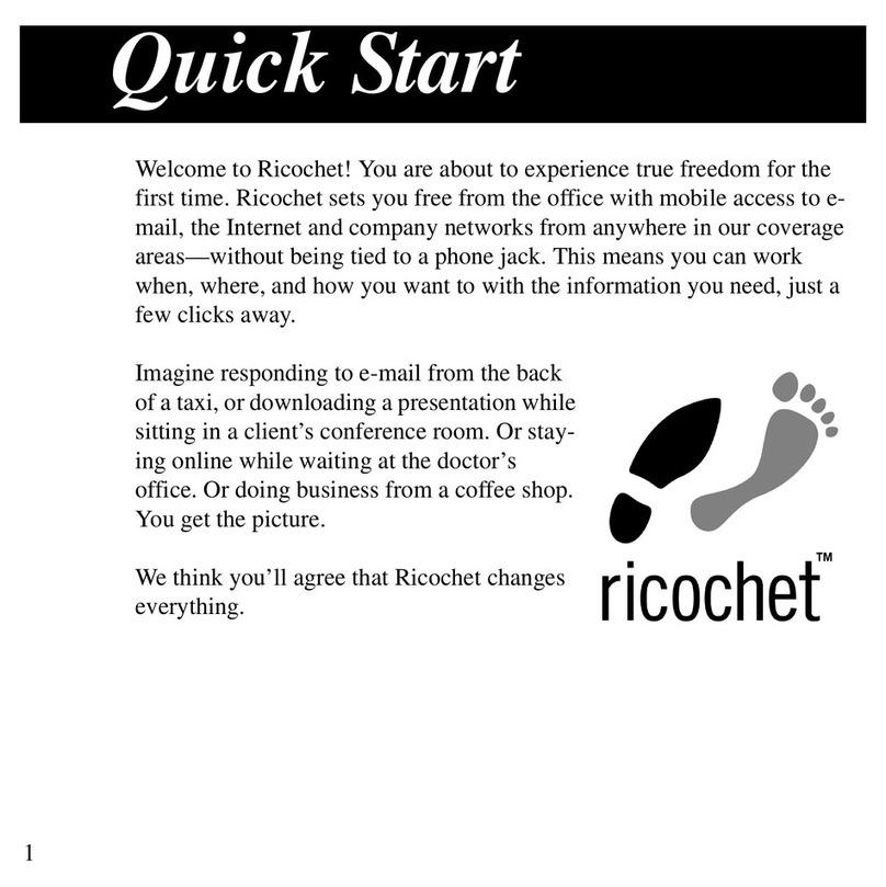 Metricom ricochet quick start