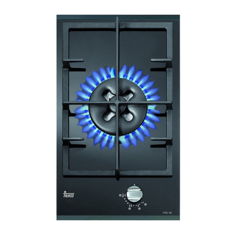 Teka VT 2 1G AI AL TR CI E1 Installation and operating instructions