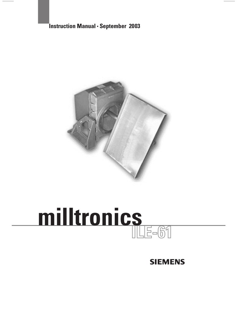 Siemens Milltronics ILE-61 User manual